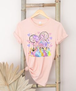 Princess Watercolor T-shirt, Disney Castle shirt