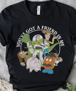 Disney Pixar Toy Story You've Got A Friend In Me Group Shot Retro Shir