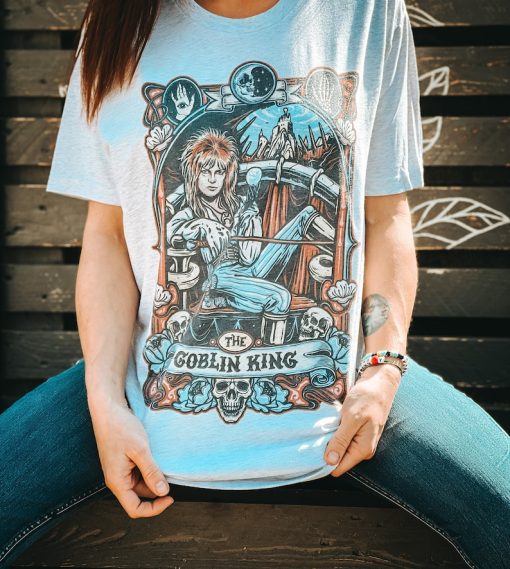 Labyrinth Jareth Shirt, Art Nouveau Labyrinth Bowie Movie Tee