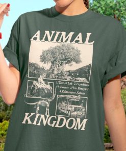 Animal Kingdom Vintage Style Graphic T-Shirt