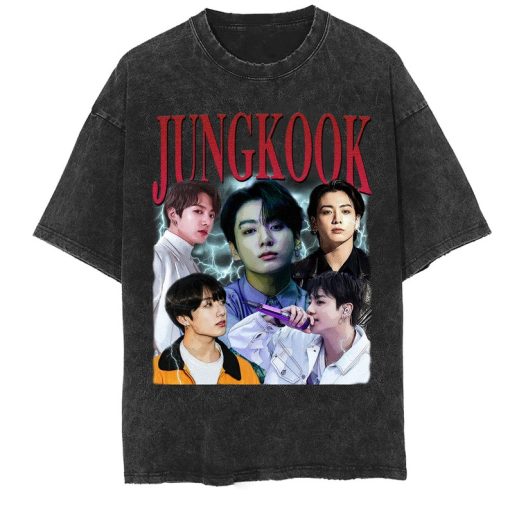 Jungkook Vintage Washed T-Shirt