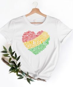 Juneteenth Heart Shirt,Juneteenth shirt women,Black Culture