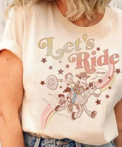 Disney Toy Story Jessie & Woody Let's Ride Gradient T-Shirt