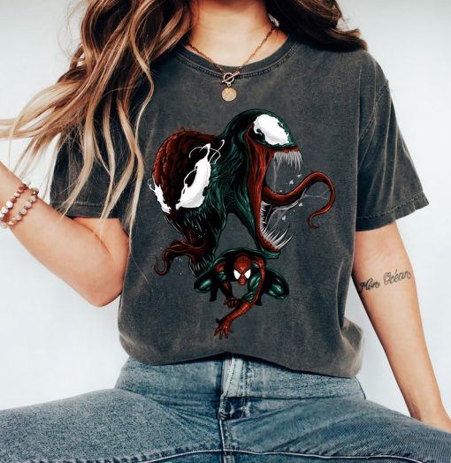 Marvel Spider-Man Venom and Carnage Graphic Shirt