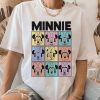 Disney Minnie Mouse Pastel Boxes T-Shirt Disneyland Family Matching Sh