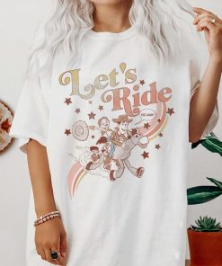 Disney Toy Story Jessie & Woody Let's Ride Gradient T-Shirt