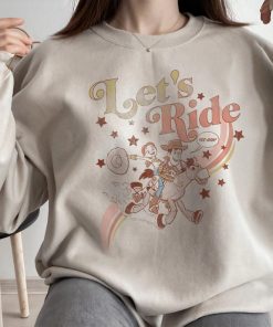 Disney Toy Story Jessie & Woody Let's Ride Gradient T-Shirt