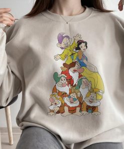 Disney Snow White Seven Dwarf Stack Graphic Shirt