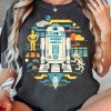 Star Wars Droids R2-D2 C-3PO Circle Collage Retro Shirt