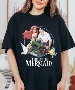 Disney The Little Mermaid Classic Group Shot Ariel and Prince Eric Shi