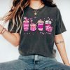 Cute Cheshire Cat Coffee Drink Cups Shirt, Alice in Wonderland Shirt