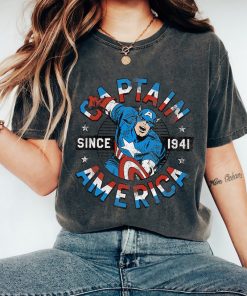 Marvel Captain America Avengers Since 1941 Graphic Shirt