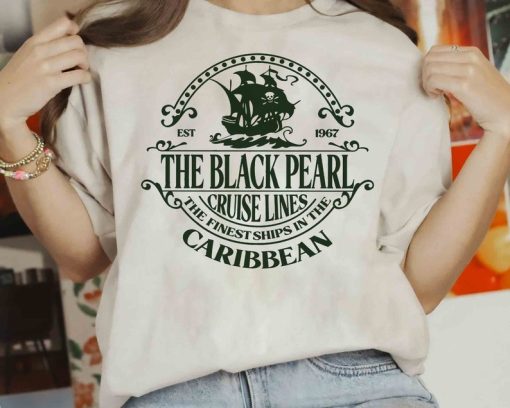 Disney Pirates of the Caribbean Black Pearl Cruise Lines Shirt