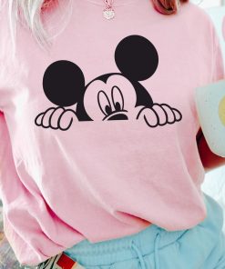 Comfort Colors® Disney Peeking Mickey Shirt