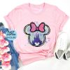 Disney Watercolor Minnie Castle Shirt, Disney Family Vacation Shirt