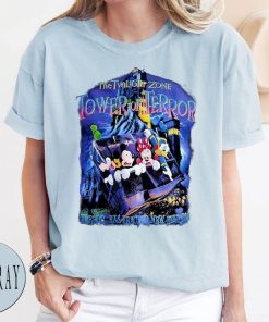 Comfort Colors® Retro Mickey And Friends Tower Of Terror Shirt