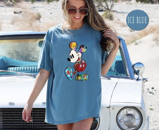 Comfort Colors® Mickey Colorful Disney T-Shirt