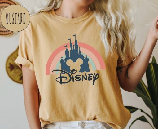 Castle Sunset Silhouette Comfort Colors® Shirt, Castle Disney Shirt