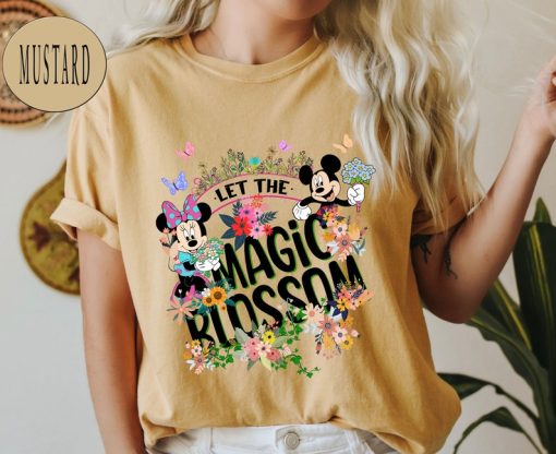 Comfort Colors® Let The Magic Blossom T-Shirt, Magic Kingdom Shirt