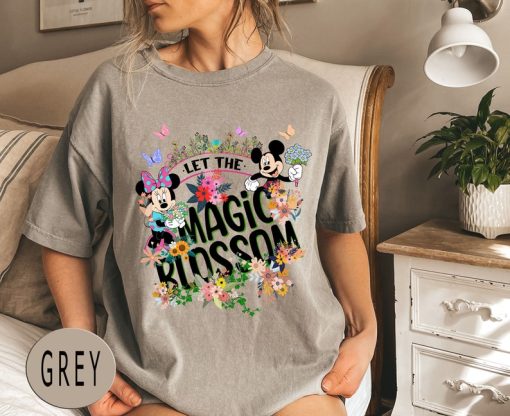 Comfort Colors® Let The Magic Blossom T-Shirt, Magic Kingdom Shirt