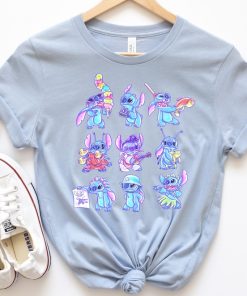 Disney Stitch Shirt, Disney Figures Shirt, Summer Mode Shirt