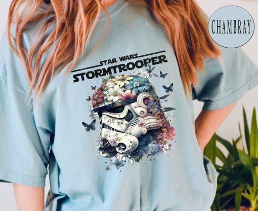 Comfort Colors® Star Wars Tropical Stormtrooper Floral Print T-Shirt