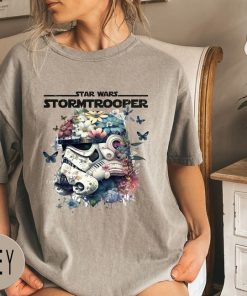 Comfort Colors® Star Wars Tropical Stormtrooper Floral Print T-Shirt