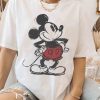 Cute Disney Mickey Mouse Pose Classic Sketch Shirt