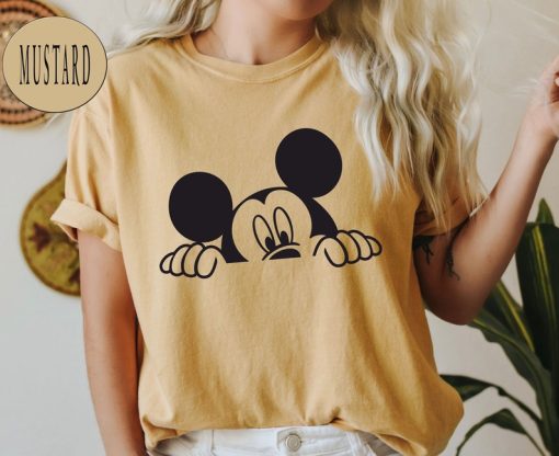 Comfort Colors® Disney Peeking Mickey Shirt