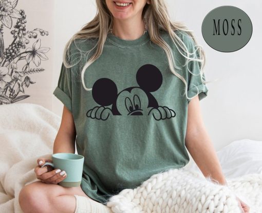 Comfort Colors® Disney Peeking Mickey Shirt