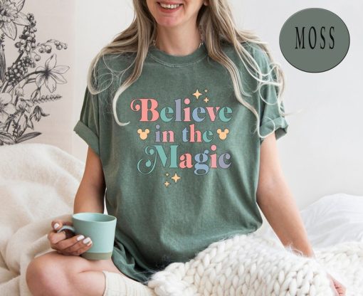 Comfort Colors® Believe In The Magic Shirt, Disney Castle Shirt