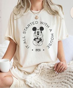 Comfort Colors® It All Started with a Mouse Shirt, Disney 1928 Shirt