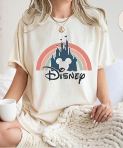 Castle Sunset Silhouette Comfort Colors® Shirt, Castle Disney Shirt