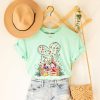 Mickey and Minnie Christmas Shirt, Christmas Watercolor Castle Shirt