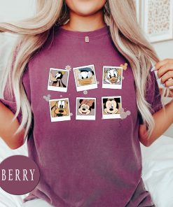 Comfort Colors® Retro Disney Characters Polaroid Shirt