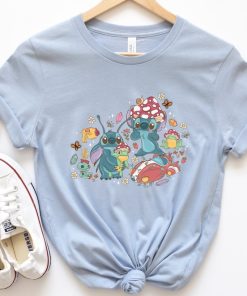 Stitch Shirt, Disney Cottagecore Shirt, Disney Mushroom Shirt