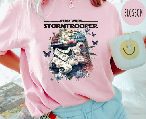 Comfort Colors® Star Wars Tropical Stormtrooper Floral Print T-Shirt