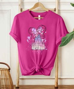 Disney Watercolor Castle T-Shirt, Mickey ears castle Shirt