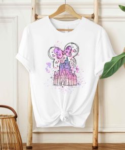 Disney Watercolor Castle T-Shirt, Mickey ears castle Shirt