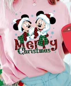 Comfort Colors® Minnie Mickey Merry Christmas Shirt