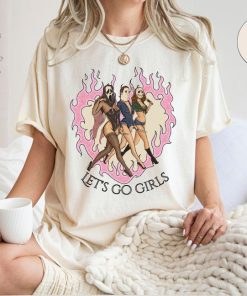 Comfort Colors® Lets Go Girls Shirt, Horror Girls Tshirt