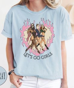 Comfort Colors® Lets Go Girls Shirt, Horror Girls Tshirt