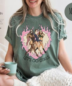 Comfort Colors® Lets Go Girls Shirt, Horror Girls Tshirt