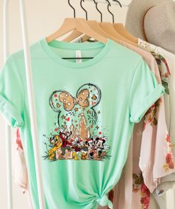 Mickey & Friends Christmas Shirt, Disney Gingerbread Castle Shirt