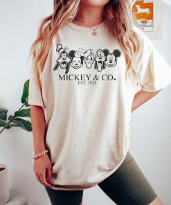 Vintage Mickey & Co 1928 Shirt, Mickey And Friends Shirt