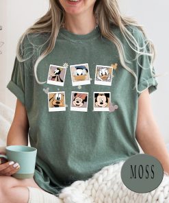 Comfort Colors® Retro Disney Characters Polaroid Shirt