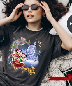 Comfort Colors® Minnie Mickey and Pluto's Sleigh Rides Disney Shirt