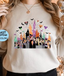 Disney Princess Halloween Castle Sweatshirt, Halloween Princess shirt