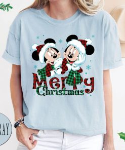 Comfort Colors® Minnie Mickey Merry Christmas Shirt