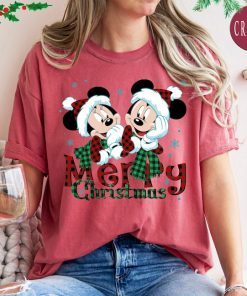 Comfort Colors® Minnie Mickey Merry Christmas Shirt